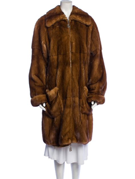 fendi mink jacket|Brown mink coat .